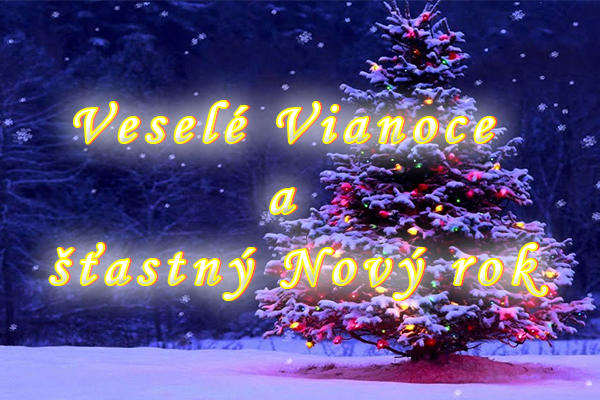 Veselé Vianoce a šťastný Nový rok