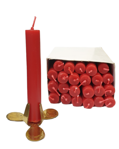 Sviečky na kruhový rituál - červené