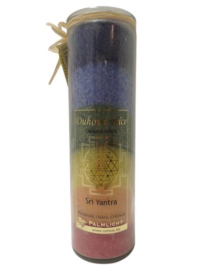 Čakrová svieca SRI YANTRA