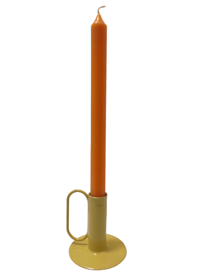 Oranžová sviečka dlhá
