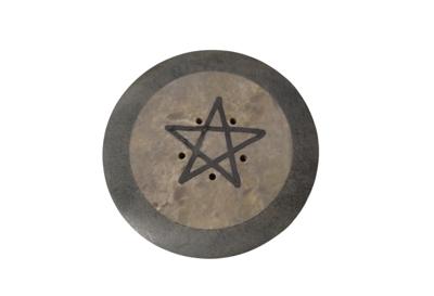 Kameninový stojan s pentagramom (svetlý)