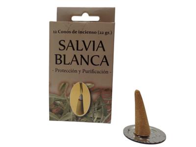 Vonné kužele BIELA ŠALVIA