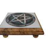 Mini Oltárik PENTAGRAM (mangové drevo)