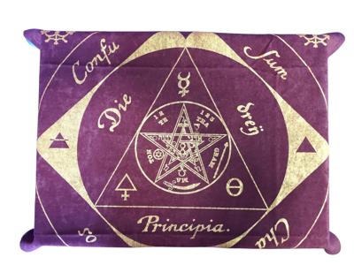 Obrus Tetragramaton bordový 78cmx78cm