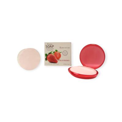 Papierové cestovné mydlo JAHODA
