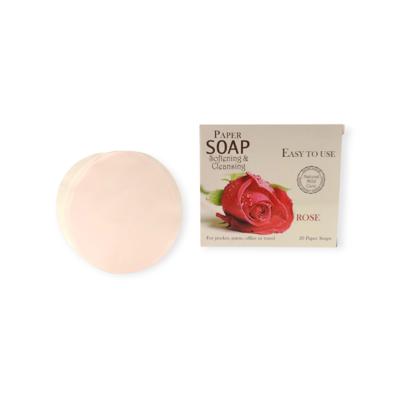 Papierové cestovné mydlo RUŽA