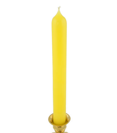 Plnofarebná sviečka žltá