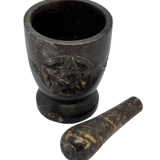 Mastencový mažiar s pentagramom