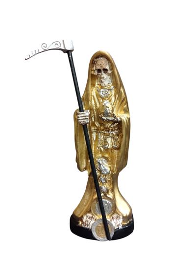 Santa Muerte zlatá 20cm