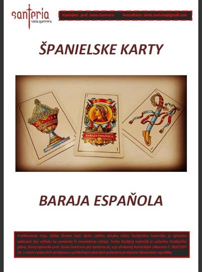 Baraja Espanola - Španielské karty Skriptá