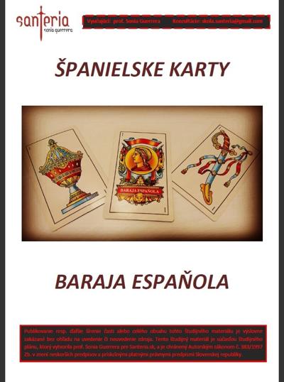 Baraja Espanola - Španielské karty Skriptá