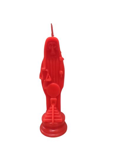 Svieca Santa Muerte Červená