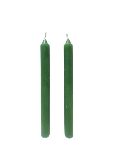 Sviečka ZELENÁ 15cm Esotera