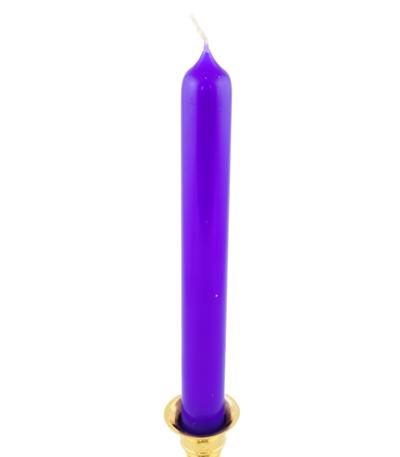 Plnofarebná sviečka fialová