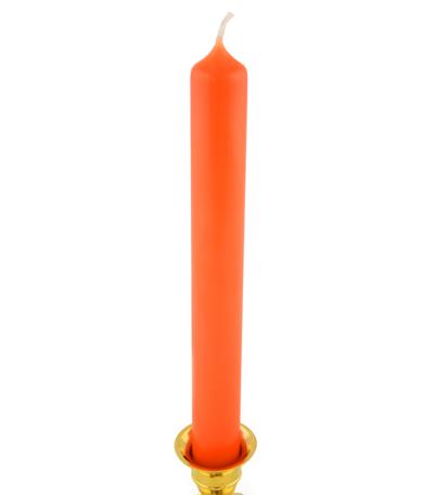 Plnofarebná sviečka oranžová