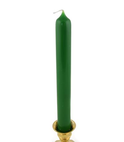 Plnofarebná sviečka zelená